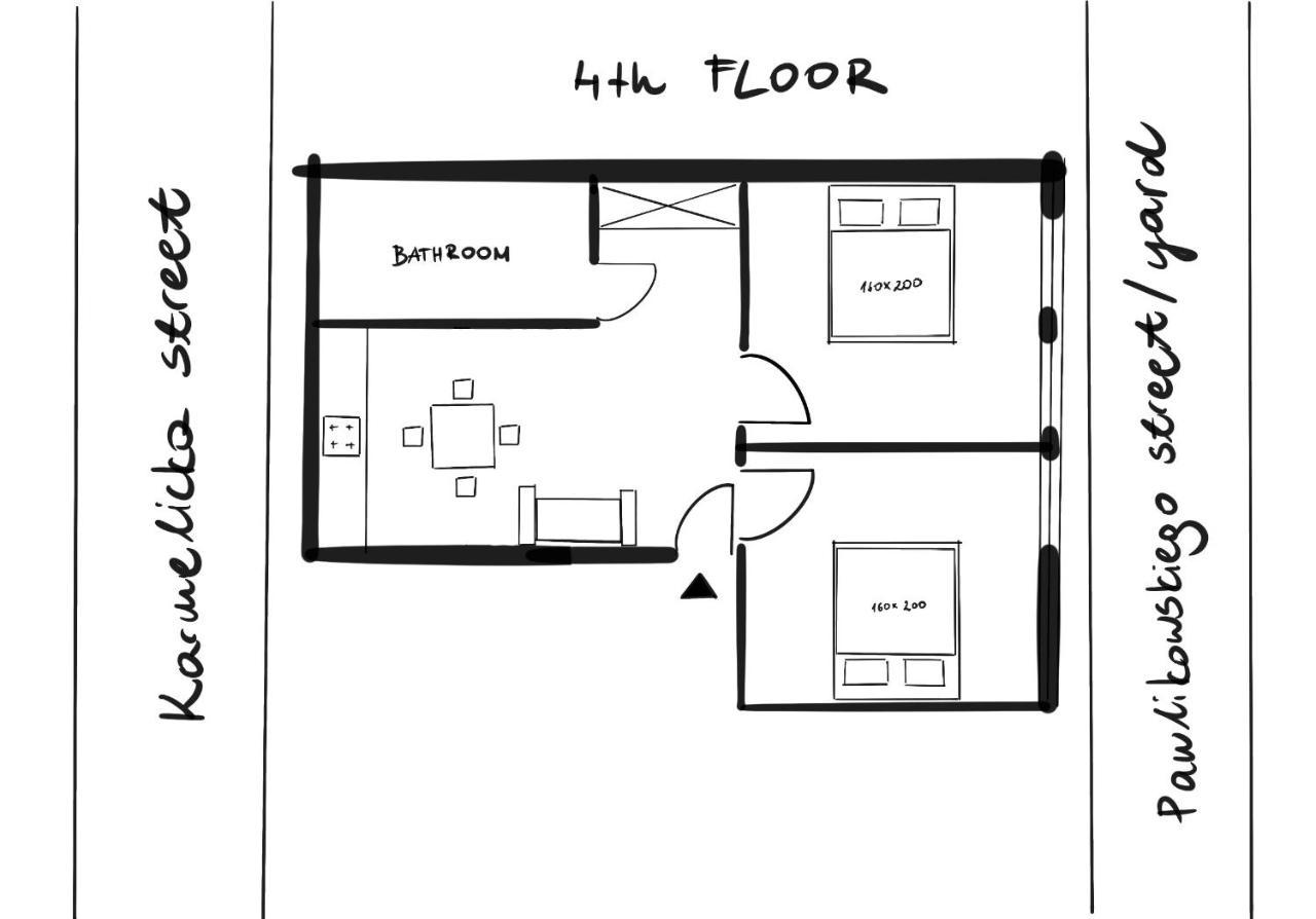Modern House In Old Town Numero 8 크라쿠프 외부 사진